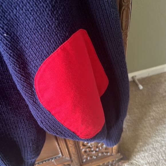 Vtg FCP nautical grandpa fisherman cabin preppy hooded cardigan sz XL - Picture 7 of 10